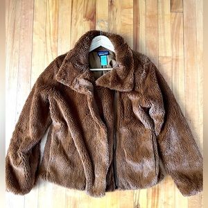 Patagonia size S faux fur fleece